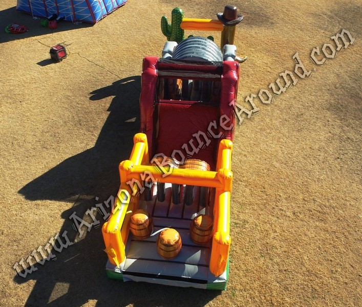 Western themed obstacle course rental Phoenix Arizona